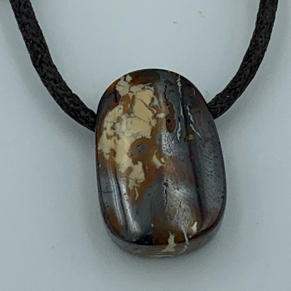 Adjustable opal necklace - Picture 3 of 5